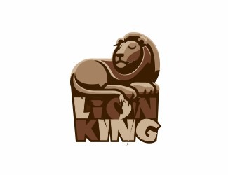 Projektowanie logo dla firm online Lion King